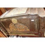 A Chinese camphor chest,