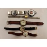 A collection of ladies and gentlemen's wristwatches to include Waltham Seiko,