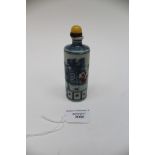 A Chinese blue and white snuff bottle, blue four character mark,