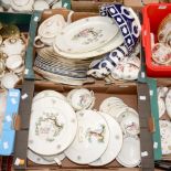A box of Royal Crown Derby posie part tea and dinner wares (seconds) with Royal Crown Derby Imari