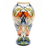 A Moorcroft vase in the 'Fishy McGinty' design, dated March 2017,