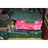 Two boxes of books, mainly antiquarian / 19th century, including works on Hogarth, Frith, Reynolds,