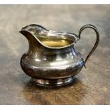 Small Russian silver cream jug