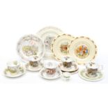 Nursery ware to include Royal Doulton 'Bunny Kins', Wedgwood Beatrix Potter,