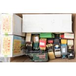 Six Lledo Cooperative Tea boxed vintage vehicles, thirteen Matchbox 'Models of Yesteryear',