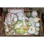 A box of dressing table sets,