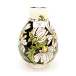 A Moorcroft vase in the Phoebe Summer pattern, designed by Rachel Bishop, dated 2016, shape 7/7,