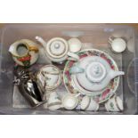 A collection of ceramics including Royal Doulton tea pot,