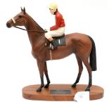 A Beswick connoisseur model of Red Rum, with Brain Fletcher up,