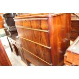 A 19th Century mahogany chest of drawers,