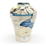 A Moorcroft limited edition 15/30 vase, in the Northern Lights design,