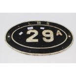 London Midland Scottish Railway Oval Bridge Plate 29A.