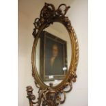 A Neo Classial framed giltwood mirror,
