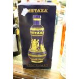 Metaxa Centenary, in ceramic decanter and box,