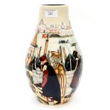 A Moorcroft limited edition vase 13/50, in the Merchants of Venice pattern,