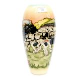 A Moorcroft limited edition vase 9/50 in the Showground pattern,