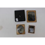 A group of Victorian daguerreotype photographs (4)