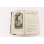 Ashburton's History of England, leather bound folio, circa 1793,