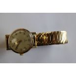 Tudor Rolex, a gents circa 1950's 9ct gold Tudor Rolex wristwatch,