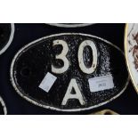 Locomotive Shed Plate 30A for Stratford.