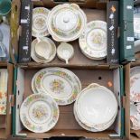 A comprehensive 'Tams' 'Windsor' dinner service, earthenware with cream body,