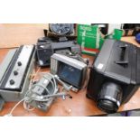 Projector Imager LCD15E with blue cover, Editing Splicers projectors,