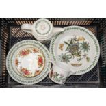 A set of ten Royal Albert Old Country Roses tea plates;