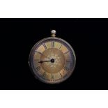 A gold cased ladies fob watch late 19th century (unable to open) 9ct.