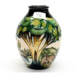 A Moorcroft bulbous vase in the Hawes pattern, designed by Nicola Slaney, dated 2017,