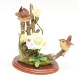 A Border Fine Arts figure 'Wrens and Roses'