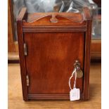 An Edwardian pursers cabinet with a No.