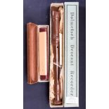 A Dolmetsch Descant recorder plus a further Thorens Harmonica