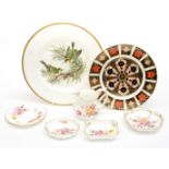A collection of various Royal Crown Derby comprising 1128 Imari pattern plate,