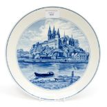 Meissen blue and white plate