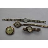 Two ladies' wristwatches, Lucerne and Rotary,