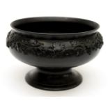A Wedgwood black basalt pedestal bowl,