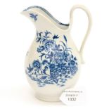 Worcester porcelain fence pattern jug,