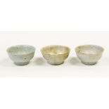 Three Chinese Tek Sing tea bowls (3)