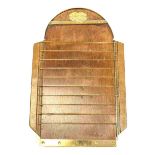 An Unwins patent Excelsior Playing Board, T.G.Parry & Sons, mahogany and brass approx 55.