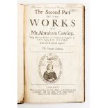 A rare 17th Century 'Book of Poems', the works of Adrian Cowley, London,