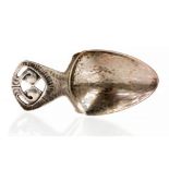 Archibald Knox (attributed) for Liberty, an Arts and Crafts silver caddy spoon,