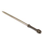 WMF, a Jugendstil silver plated letter opener or paper knife, organic cast handle,