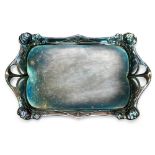 WMF, a Jugendstil silver plated tray,