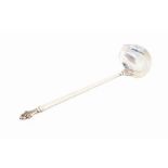 Johan Rohde for Georg Jensen, a Danish silver Acanthus or Dronning pattern toddy ladle,