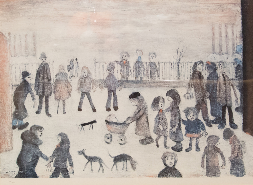 After Laurence Stephen Lowry RA (1887-1976), The Park, print, limited edition number 106 of 850,