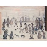 After Laurence Stephen Lowry RA (1887-1976), The Park, print, limited edition number 106 of 850,