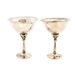 Harald Nielsen for Georg Jensen, a pair of Danish silver cocktail goblets, 479A,