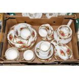 Royal Albert 'Country Roses' tea/dinner service etc