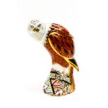 Royal Crown Derby Red Kite, 1st quality, gold stopper,