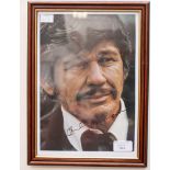 Charles Bronson signed photo